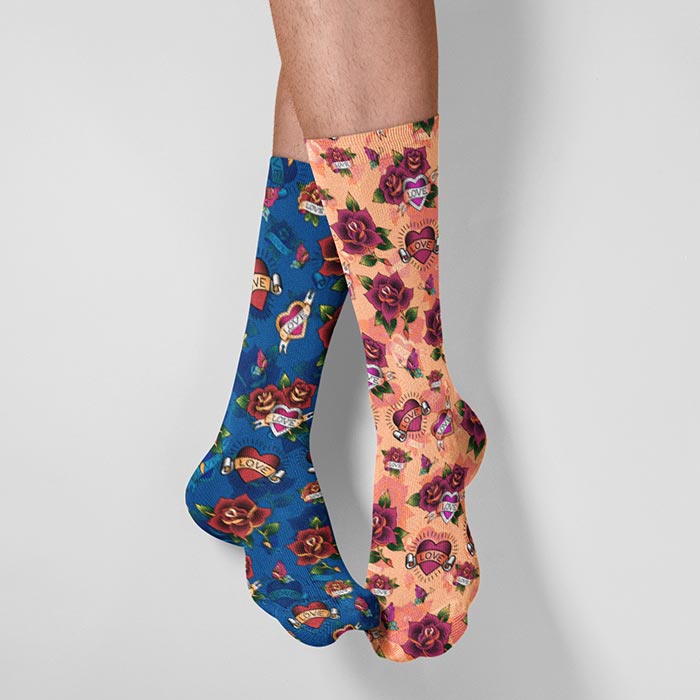 Custom aop Socks