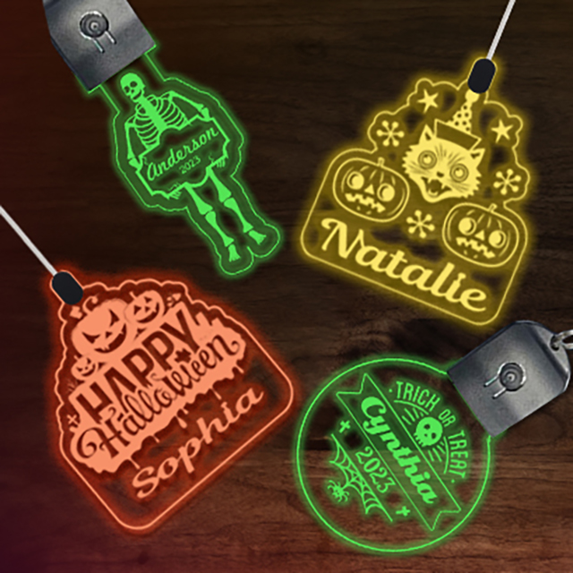 6 for $20 on?Personalized Name?LED Acrylic Ornaments and Keychains with Free Worldwide Shipping