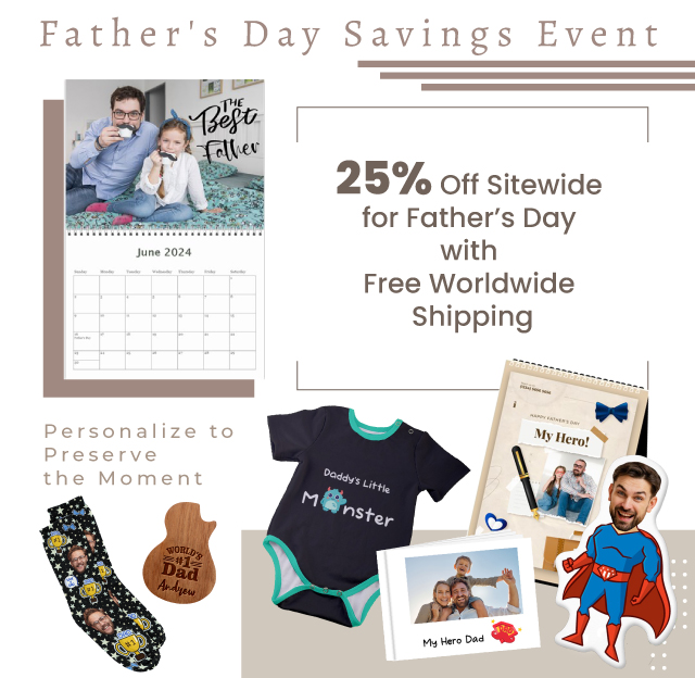 Father's Day Savings Event: 25% Off Sitewide w/ Free Shipping!