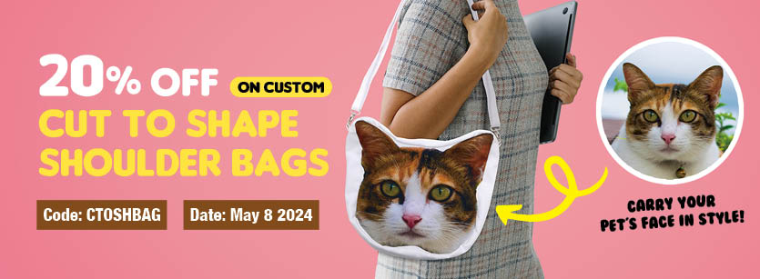 20% Off on Custom Cut to Shape shoulder Bags