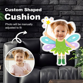 Personalized Photo In Elf Shaped Cushion