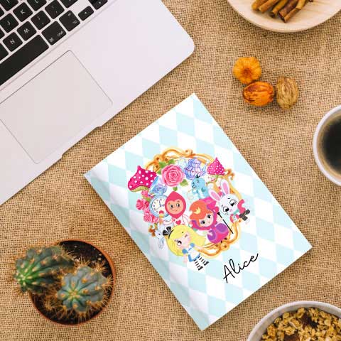 Personalized Name Alice Hardcover Notebook